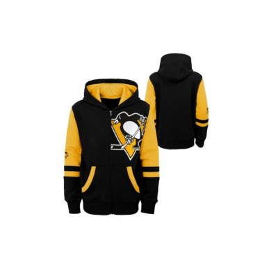 NHL, mikina, faceoff, full, zip, fleece, hoodie, pittsburgh, penguins